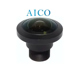 3.6mm görüntü daire F2.0 8mega FOV 220 derece derece 1.13mm 4k m12 s montaj balıkgözü cctv kurulu lens için 1/1/2 7 "panoramik görüş kamerası