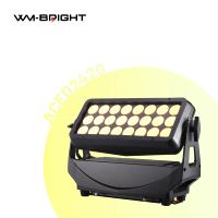 Luces LED Wash para Escenario 24x20W RGBLAC 6 en 1, IP65 DMX512, Construcción de Aluminio, Alto CRI 90, Regulable, para DJ, Discoteca, Uso en Exteriores
