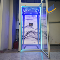 Kunden spezifische kleine Wohnung Passagier aufzug Lift Modernes Design Aufzug Home Lifts Villa Kleiner Aufzug für 2 Personen