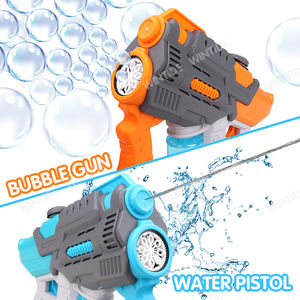 2-in-1 אוטומטי pp פלסטיק בועת ואקדח מים עם פתרון 100 מ "ל צעצוע שמפוצץ בועות כולל wand - Product Image 3