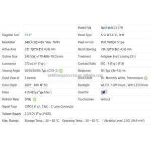 Pantalla LCD Kyocera de 10,4 pulgadas, nuevo módulo LCD original de 640*480 - Product Image 4