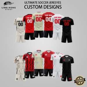 Maillot de football d'équipe personnalisé, dernier modèle, imprimé, manches courtes, respirant, uniforme de football d'équipe nationale, chemises de club d'été - Product Image 2