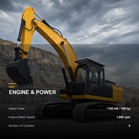 À vendre : Excavatrice sur chenilles d'occasion avec système de télécommande professionnel pour une utilisation sûre et efficace