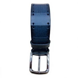 Men's Eco-Friendly Cow Hide Leather Belt with Steel Buckle Vintage Style Handmade Premium Quality Gift - Product Image 2