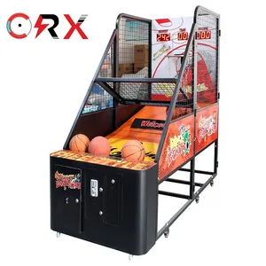 Fabrik preis Münz betriebenes Straßenbasketball-Arcade-Spiel Shoot Basketball Shooting Machine