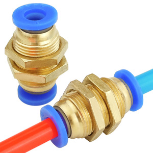 ข้อต่อลมแบบเร็ว Pm Quick Connect ขนาด 6 มม. ทำจากทองเหลือง สำหรับใช้กับคอมเพรสเซอร์ - Product Image 4