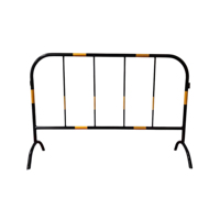Panneau de clôture temporaire en acier galvanisé anti-rouille personnalisable, facilement assemblable, barrière de contrôle des foules