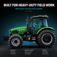 Tracteur agricole 4x4 140 CV avec cabine – Prix pour le marché agricole en Zambie
