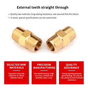 Raccordo Personalizzato da 3/4" <span class=keywords><strong>GHT</strong></span> a 3/4" NPT Femmina in Ottone, Adattatore per Tubo da Giardino ad Alta Pressione, Senza Perdite, Durevole e Facile da Usare - Product Image 2