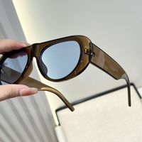 Lunettes de soleil surdimensionnées pour femmes, protection UV400, monture PC, forme carrée et ronde, pour la plage, les activités de plein air, cadeau