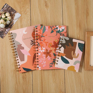 Carnet à spirales portable personnalisé avec motif de dessin animé pour l'école et le bureau, 100 feuilles, couverture en papier - Product Image 1