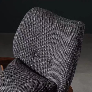 <span class=keywords><strong>Poltrona</strong></span> da bar in stile americano Hotel in legno singolo per il tempo libero Chaise longue divani soggiorno con rivestimento in tessuto - Product Image 5