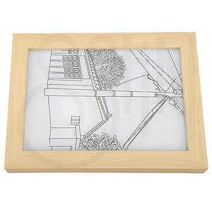 Cadre photo en bois Anime 4, impression UV, design style manga, éclairage, décoration intérieure, cadres en bois - Product Image 3