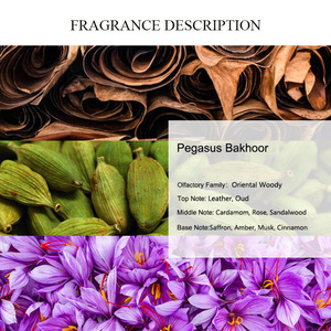 UNIQUE AROMA Pegasus <strong>Bakhoor</strong> Perfume Oil Leather <strong>Oud</strong> Types Famous Brand Concentrated Perfume Oil Wholesale China Popular Scent - Product Image 2