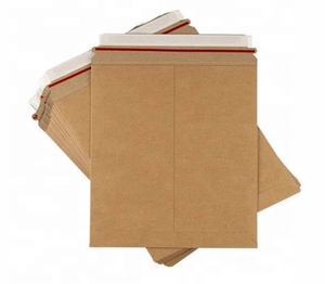 Borsa di spedizione in carta Kraft rigida <span class=keywords><strong>A4</strong></span> formato A5 Custom bianco Logo Mailer buste in cartone Custom carta imballaggio buste - Product Image 2