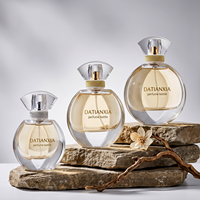 Flacon de parfum avec boîte cadeau 30ml 50ml 100ml Flacon de parfum en verre vide Boîte d'emballage personnalisée avec logo