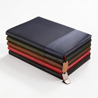 Planificador en espiral A5/A6 de lujo con logotipo personalizado, 100 hojas, cuaderno de oficina de cuero suave, diario, papel escolar, tela de PU personalizable