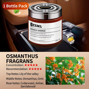 Baume de parfum solide à l'essence française OEM/ODM 50-100 ml, parfum longue durée, évaporation naturelle, sans électricité, pour utilisation en voiture - Product Image 3