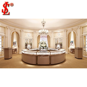 Accesorios de <span class=keywords><strong>collar</strong></span> de oro de moda escaparate de exhibición de joyería de cristal de madera para joyería Diseño de Interiores <span class=keywords><strong>Pandora</strong></span> exhibición de joyería - Product Image 3