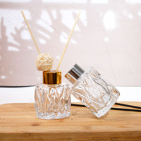 Bouteille diffuseur à roseaux grande taille la plus vendue, bouteilles diffuseur à roseaux personnalisées 50ml 100ml, bouteille vide pour diffuseur d'intérieur