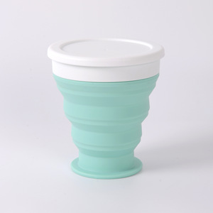 High Quality Eco-Friendly Silicone <strong>Collapsible</strong> Retractable Foldable Direct Drinking <strong>Cup</strong> for Travel and Camping - Product Image 5