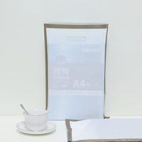 Sac à provisions en plastique avec logo personnalisé le plus vendu HDPE découpé avec des matrices avec poignée durable pour emballer des chaussures de T-shirt