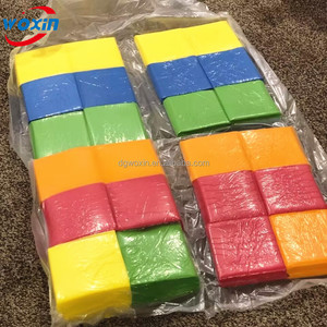 Cubo de construcción de esponja suave personalizado Woxin, espuma ecológica y juguetes de ladrillos de poliuretano, trampolines de forma a elección del fabricante - Product Image 6