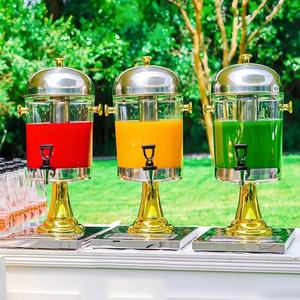 Dispensador de Jugos Autoservicio de Acero Inoxidable de Lujo al por Mayor, 8/16/24L, Bebidas Frías y Calientes, Cerveza, para Restaurantes, Hoteles, Bares, Bufés - Product Image 1