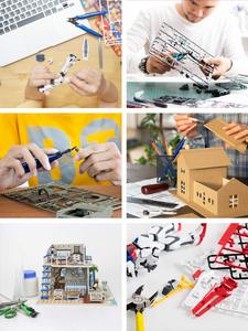 Kit d'outils de base pour la construction de modèles LP Hobby, matériel d'artisanat, kit d'outils pour l'assemblage, la construction et la réparation de modèles de base - Product Image 5
