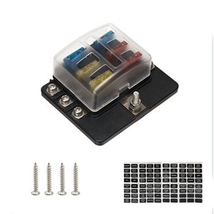 Caja de Fusibles Universal de 6 Vías con Iluminación LED de 12V para Auto y Marino - Product Image 3