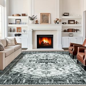 Tappeto Vintage Boho per Salotto di Grandi Dimensioni, Moquette di Lusso per Arredamento Casa e Tappetino per Camera da Letto - Product Image 6