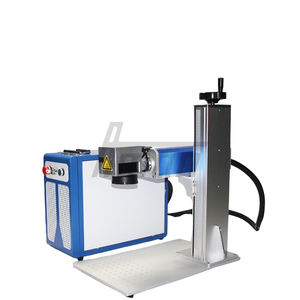 Machine de gravure au laser à fibre 20-50W Refroidie par air Zone de marquage 300x300mm Prise en charge des formats DXF/AI/DWG/LAS/PLT/BMP - Product Image 1