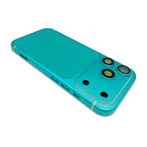 Custodia di Lusso in Metallo <span class=keywords><strong>Tiffany</strong></span> Blue per iPhone 17 Pro, Personalizzabile con Logo, Disponibile in Diversi Colori - Articolo di Grande Successo - Product Image 3