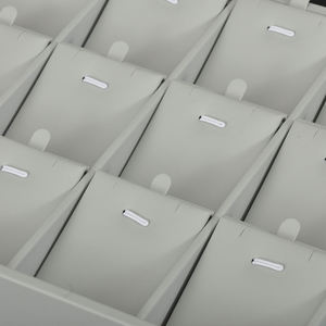 Plateau de présentation en cuir PU pour bijoux, vente en gros, pour bagues, colliers et bracelets - Product Image 1