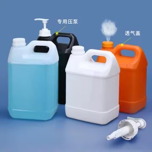 Pot d'huile en plastique épaissi petit baril de vin baril de pétrole carré de qualité <span class=keywords><strong>alimentaire</strong></span> Hdpe baril chimique scellé 1-10L - Product Image 4