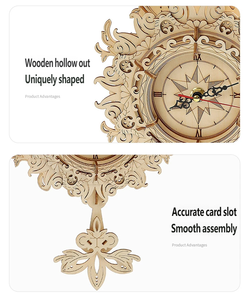 Rompecabezas 3D de Madera al por Mayor, Castillo, Juguetes Educativos de Construcción, Rompecabezas para Niños, Kits de Modelos DIY, Aprendizaje Temprano, Decoración del Hogar - Product Image 6