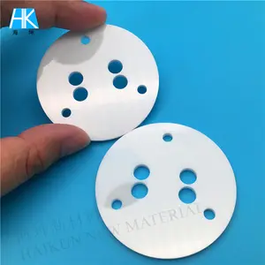 Factory Zirconia Alumina Ceramic Insulation Sheet With Holes Customized