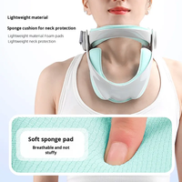 Attelle de cou de protection anti-tête réglable avec dispositif de traction cervicale