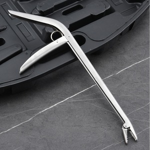 Pince de pêche à gueule profonde en acier inoxydable pour la pêche à l'anguille et au loche, avec extracteur de hameçons - Product Image 1