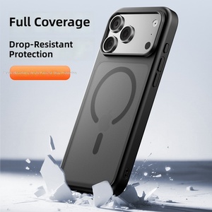 <span class=keywords><strong>Coque</strong></span> PC magnétique ultra-résistante effet seconde peau pour 17 Pro Max & 16/15/14/<span class=keywords><strong>13</strong></span> avec finition mate couleur unie, anti-chute, béquille et gaufrage - Product Image 4