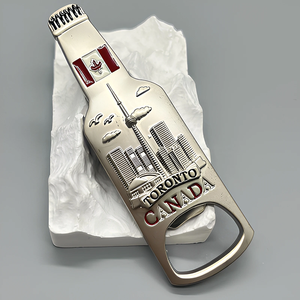 Customized World Country Home <strong>Decor</strong> Gift Tourist Souvenir 3D Metal <strong>Fridge</strong> Magnet Canada Souvenir with Custom Shape Color &amp; Logo - Product Image 3