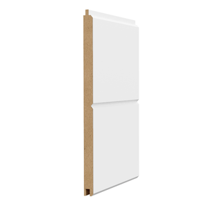 Revêtement mural VJ-S classique en MDF apprêté blanc - Product Image 1