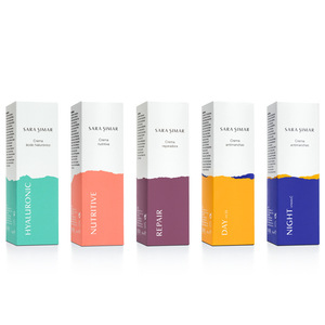 Boîtes d'emballage pour crème Sara Simar, couleur personnalisable, carton pliable 350 g/m², avec option d'impression de logo - Product Image 1