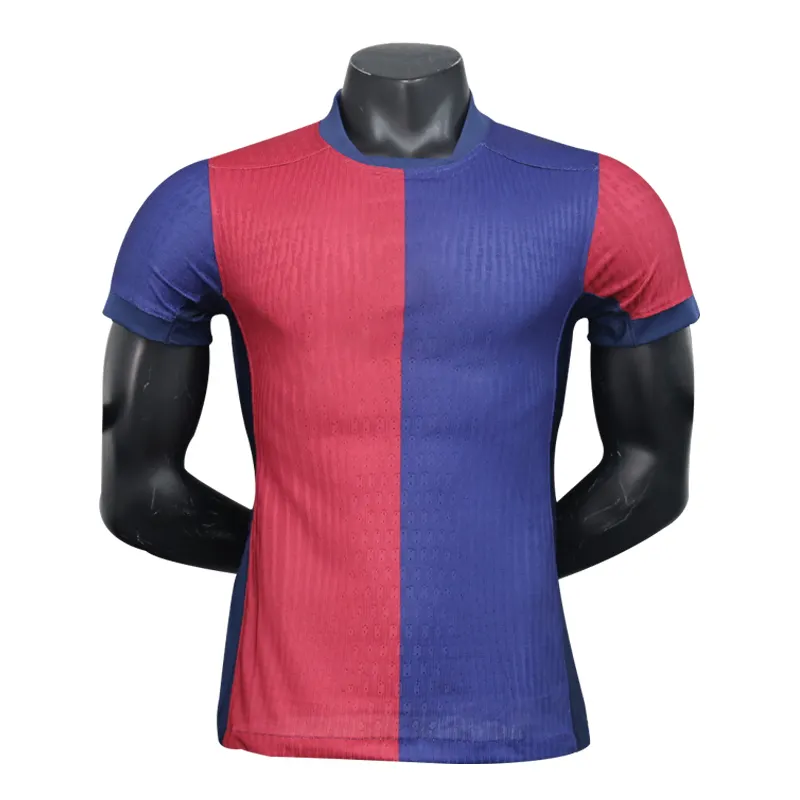 Camisa de futebol 100% poliéster para homens, camisa de futebol personalizada de alta qualidade com temporada 24/25