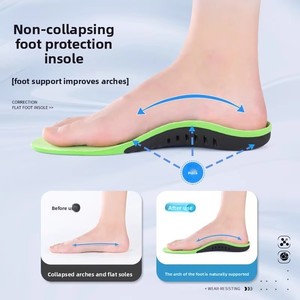 Orthopedic Foot Wraps Arch Support Comfort Insoles <b>Soft</b> <b>Shoe</b> Inserts Orthotic Sports Insole - Product Image 3