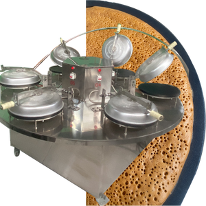 Mitad Ethiopia Enjera pour les ventes de produits traditionnels Machine commerciale automatique à <span class=keywords><strong>pain</strong></span> plat Teff Mogogo Injera Making Price - Product Image 6