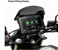 AOOCCI C7 OEM Écran sans fil 7 pouces pour moto avec CarPlay et Android Auto, étanche, sans caméra, pour la conduite à moto