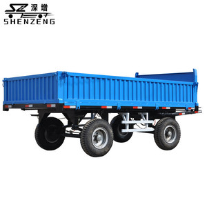 Tractor Chino de 80 CV con Tracción en las 4 Ruedas y <span class=keywords><strong>Implementos</strong></span>, Remolque Volquete de 5 Toneladas - Product Image 3