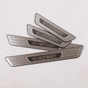 WZXD Bumper Foot Guard-Sliver <b>Car</b> Accessories Body Kit Door Sill Plate With Light for 2022 - Product Image 4
