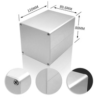 Boîtier d'amplificateur de puissance électrique en métal OEM ODM Personnalisation Usinage CNC Profil en aluminium anodisé Boîtier électronique GPRS